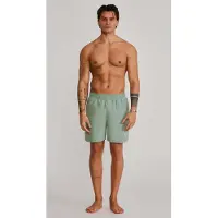 SikSilk Shorts de bain vert clair / blanc