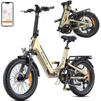 KUKIRIN Vélo Électrique Pliant L20 3.0 13.5ah 120hp Oil Brake With App