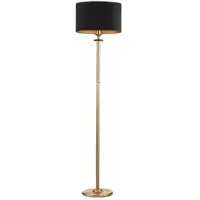 Casa Padrino Luxe Lampadaire baroque laiton patiné / noir H. 172 cm - Lampadaires de style baroque