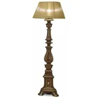 Casa Padrino Lampadaire de luxe baroque brun / or H. 187 cm - Italy