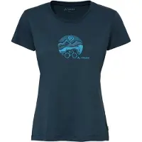 Vaude Bike Cyclist V Short Sleeve T-shirt Bleu 36 / Regular Femme