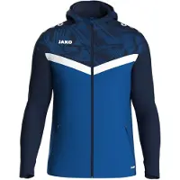 Jako Veste à capuche pour enfants Iconic, Couleur:royal/marine, Taille:152