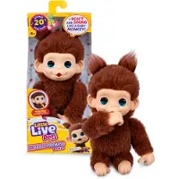 Little Live Pets Peluche - - Mon Mini Bébé Singe - Marron - 4 ans et plus