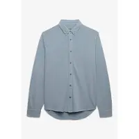 Superdry Vintage Destroy Pique Long Sleeve Shirt Bleu 2XL Homme
