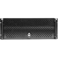 UNYKAch UK 4129 Boîtier rack 19" 4U noir sans alimentation