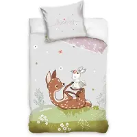 Carbotex Dreamee Bettbezug Cuddle dear 140 x 200 cm 70 x 90 cm - Baumwolle