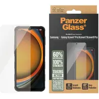 PanzerGlass Protection d'écran Ultra-Wide Fit Anti-bactérienne pour Samsung Galaxy Xcover 6 Pro / 7 / 7 Pro