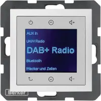 Berker 29849909 (DAB, Bluetooth), Radio, Noir
