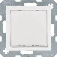 Berker 29528989 Lampe de signalisation LED, éclairage rouge/vert blanc polaire, brillant S.1/B.3/B.7