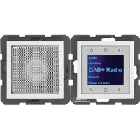 Berker Ensemble S.1/B.x Radio Touch DAB+/Bluetooth avec haut-parleur, blanc polaire brillant 30808989