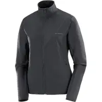 Salomon - Veste technique chaude et légère - Sntial Lightwarm Hybrid W Deep Black pour Femme - Taille L - Noir