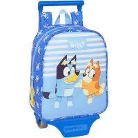 Bluey Let's Play Mini sac à dos à roulettes bleu bleu One Size