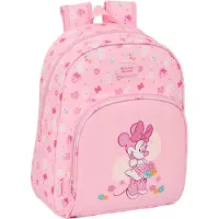 Safta Sac à dos pour enfants Minnie Mouse Baby Rose 28 x 34 x 10 cm