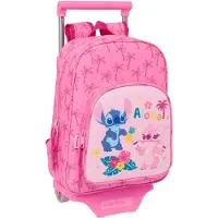 Safta Stitch Chill Sac à dos à roulettes Rose Rose One Size
