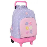 Safta Bouquet 33l 33x45x22cm Wheeled Backpack Violet Enfants