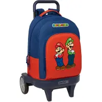 Safta Sac à Dos à Roulettes Super Mario 33l 33x45x22 Cm