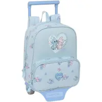 Safta Stitch 6l 22x27x10 Cm Mini Wheeled Backpack Bleu Enfants