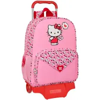 Safta Hello Kitty 21l 33x42x14 Cm Wheeled Backpack Rose Enfants