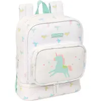 Safta Preschool Unicorn 22x27x10 Cm Lunch Bag Blanc Enfants