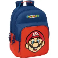 Super Mario 20l 32x42x15 Cm Backpack Rouge,Bleu Enfants