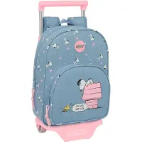 Safta Sac à Dos à Roulettes Snoopy 10l 26x34x11 Cm