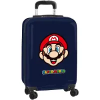 Super Mario 40.1l 34.5x55x20 Cm Trolley Bag Bleu Enfants