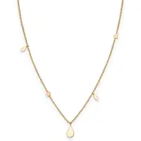 Rosefield Choker - - JSDNG-J054 - Métal plaqué 14k - Longueur réglable 46-51.5cm - Style Fashion