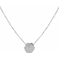 Sif Jakobs P11060-cz-45 Necklace Argenté Femme
