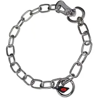 Hs Sprenger Semi-long Links Dog Collar Argenté 65 cm