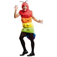 MOM Worm Man Costume Multicolore M-L Enfants