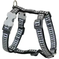 Red Dingo Harnais pour chien Noir Os Réfléchissant 37-61 cm