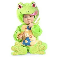 MOM Frog Junior Costume Vert 0-6 Months Enfants