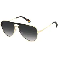 Polaroid Lunettes de Soleil PLD 6200/S/X 61/12/145 Gold black Stainless steel UNISEX PLD 6200/S/X