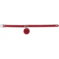 Hunter Collier Pour Chien - - Aalborg - Cuir Rouge - Confortable - Résistant - Taille 60