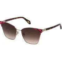 Just cavalli Sjc093 Woman Sunglasses Doré Brown Gradient / CAT3 Femme