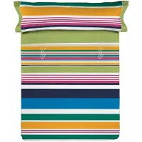 Lois Ensemble linge de lit FRIDA vert matelas simple