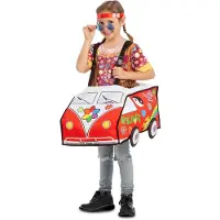MOM Ride-on Hippie Van Girl Costume Multicolore Enfants