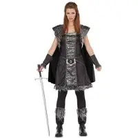 MOM Northern Warrior Woman Costume Noir XL Enfants