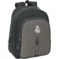 Safta Sac à dos Small Real Madrid 24/25, 9 litres, dimensions 27x33x10 cm, couleur noire, pour enfants, taille unique