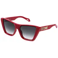Just cavalli Sjc146 Square Woman Sunglasses Rouge Smoke Gradient/CAT3 Femme