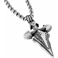 Police Pj25329pse-02 Necklace Argenté Homme