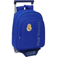 Safta Real Madrid 10l 27x33x10 Cm Wheeled Backpack Bleu Enfants