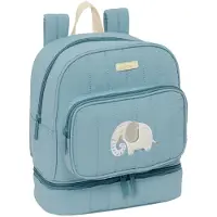 Safta Preschool Elephant Lunch Bag Bleu Enfants