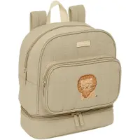 Safta Preschool Lion Sac à lunch 22 x 27 x 10 cm, beige, pour enfants, taille unique