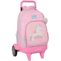Safta Glowlab Kids 33l 33x45x22cm Wheeled Backpack Rose Enfants