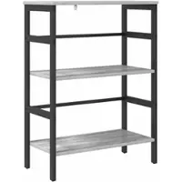 vidaXL Étagère Gris Sonoma 60 x 29,5 x 81 cm Bois d'ingénierie