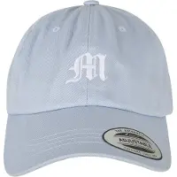 Urban Classics Casquette 'Letter' beige / bleu clair / noir / blanc