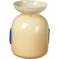Broste Copenhagen Vase Vera jaune Ø21cm