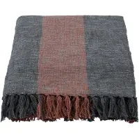 House Doctor Plaid Ponra kaki/rouge brûlé