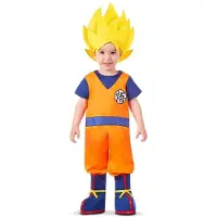 MOM Goku Baby Costume Orange 7-12 Months Enfants